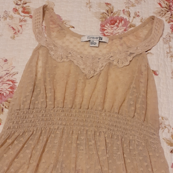 Forever 21 Sheer Top with Hearts - Picture 2 of 6